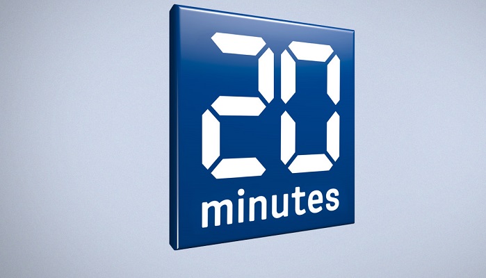 Logo du Journal 20 minutes (Suisse)